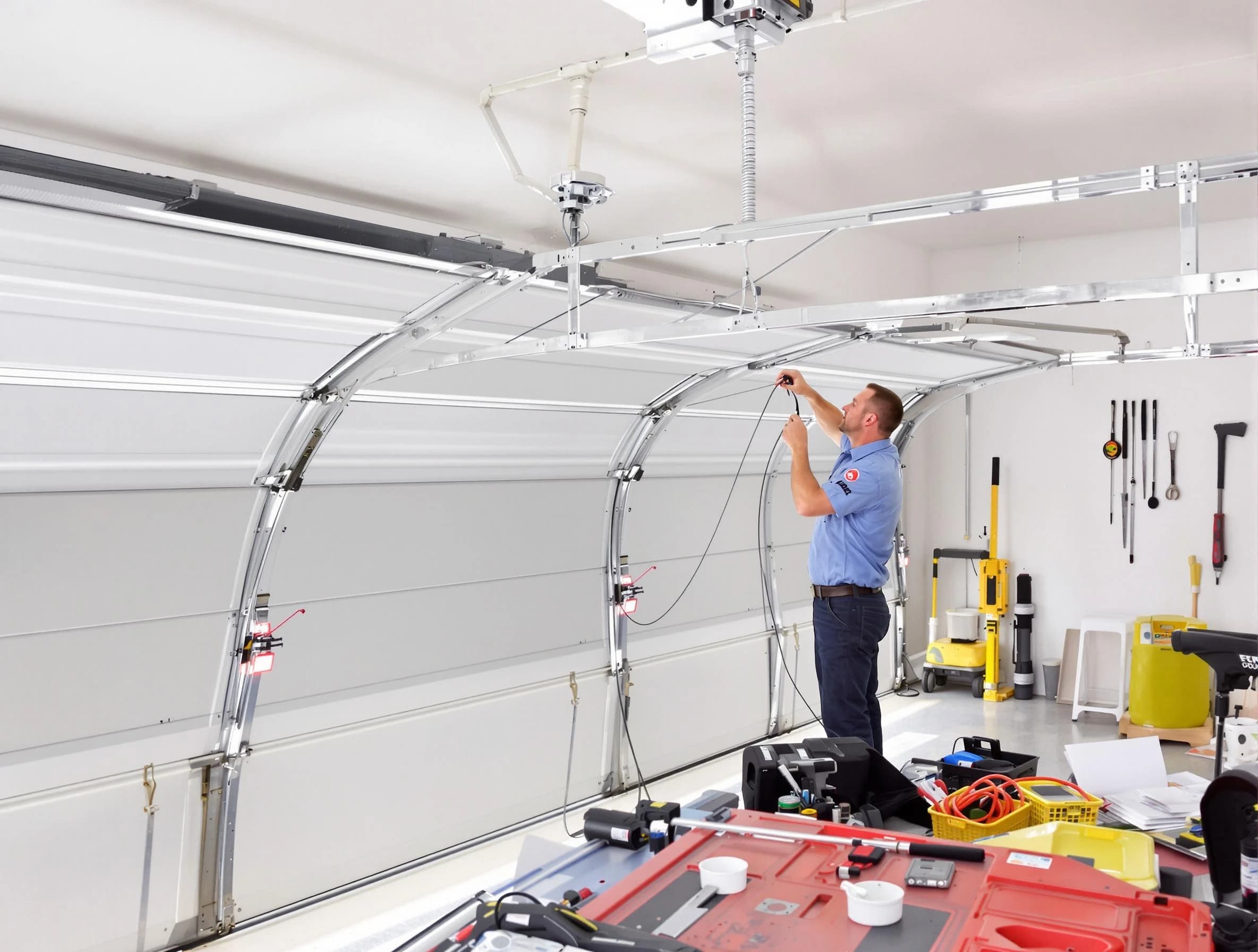 Garage door cable repair service by Exeter Garage Door Repair in Exeter