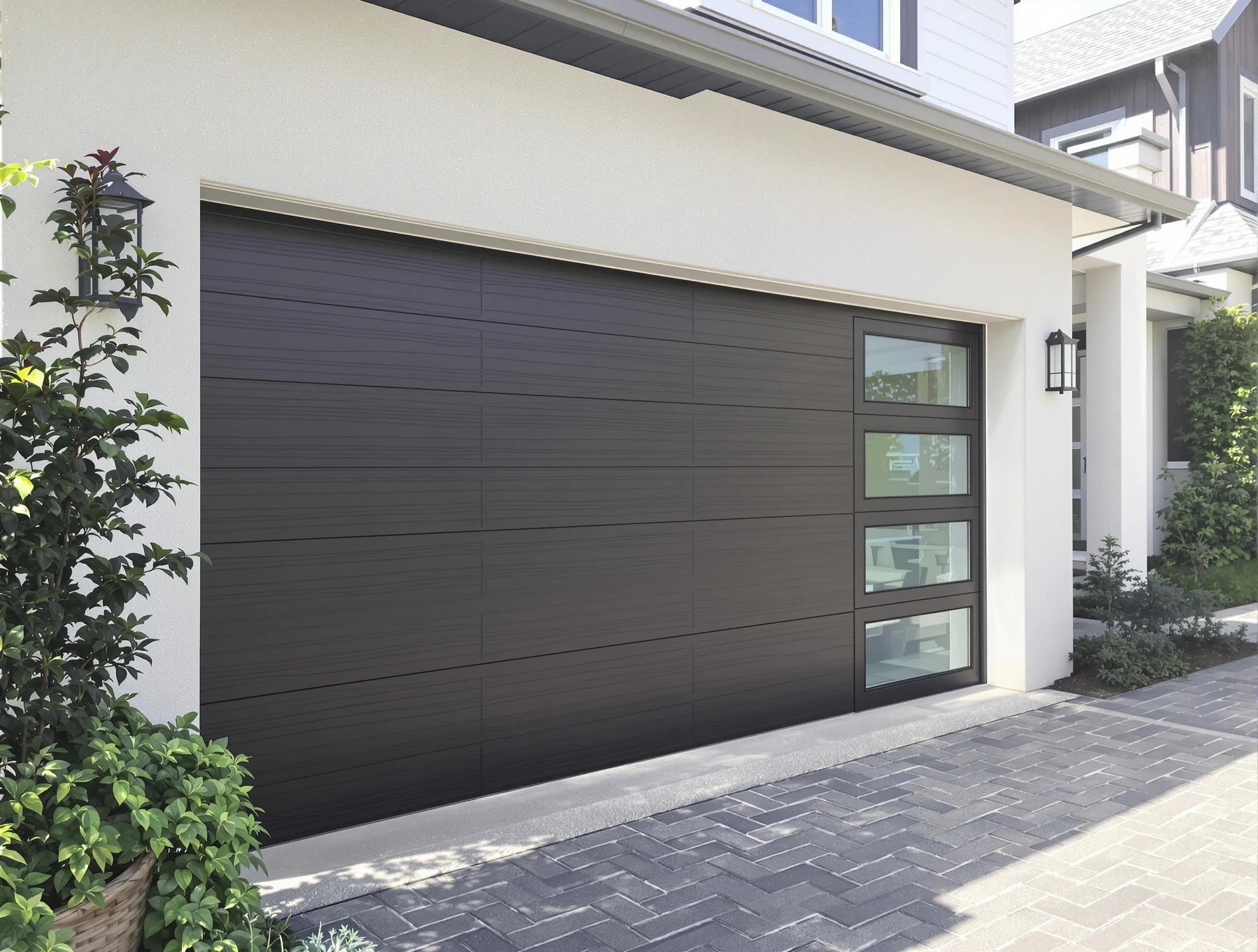 Custom garage door installation by Exeter Garage Door Repair in Exeter