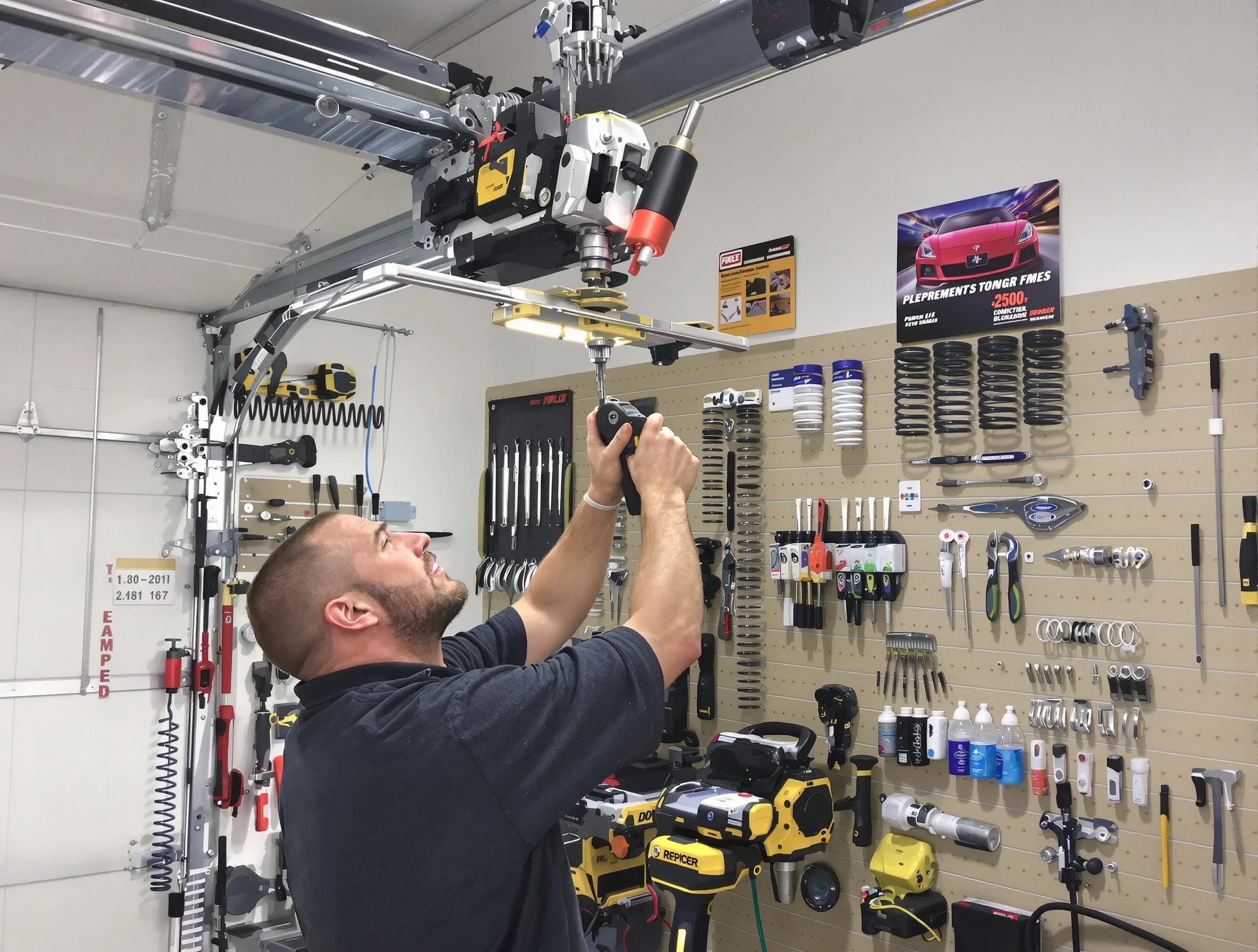 Garage Door Spring Repair in Exeter
