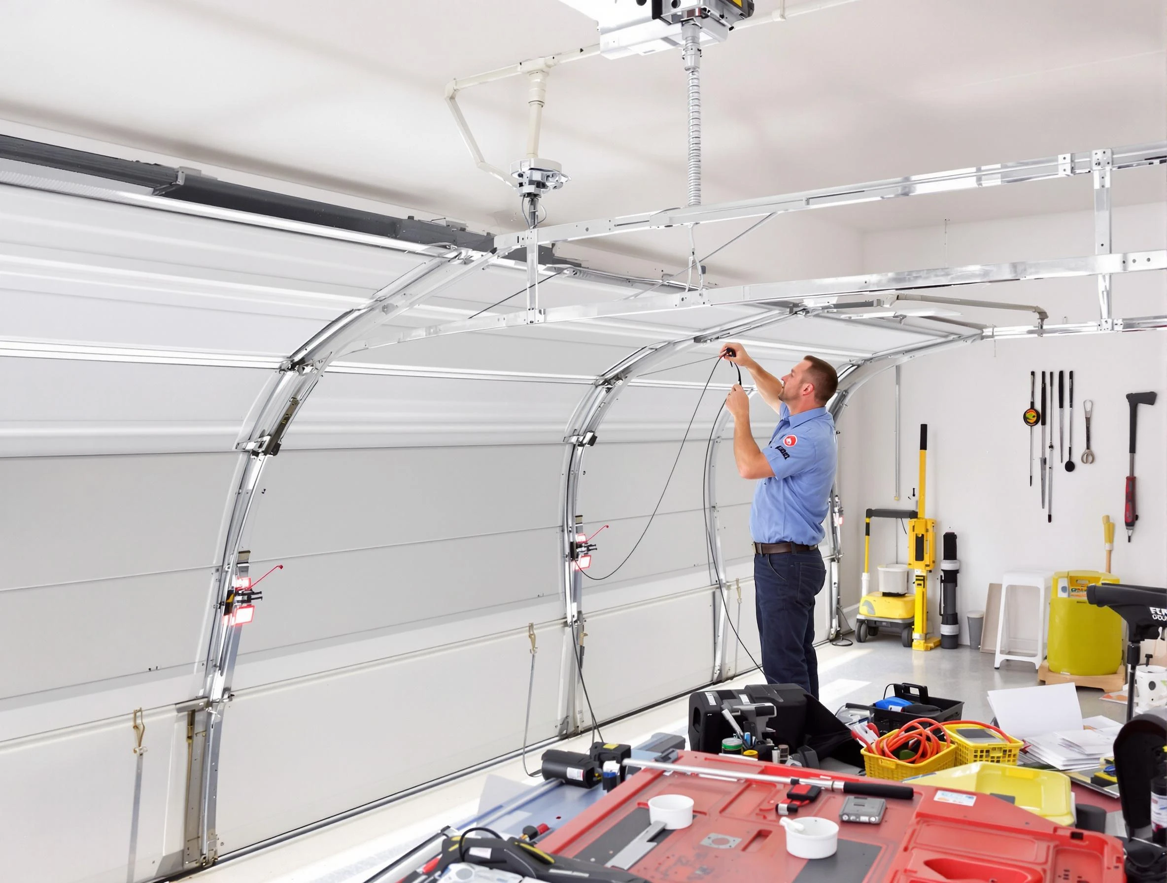 Garage door cable repair service by Exeter Garage Door Repair in Exeter