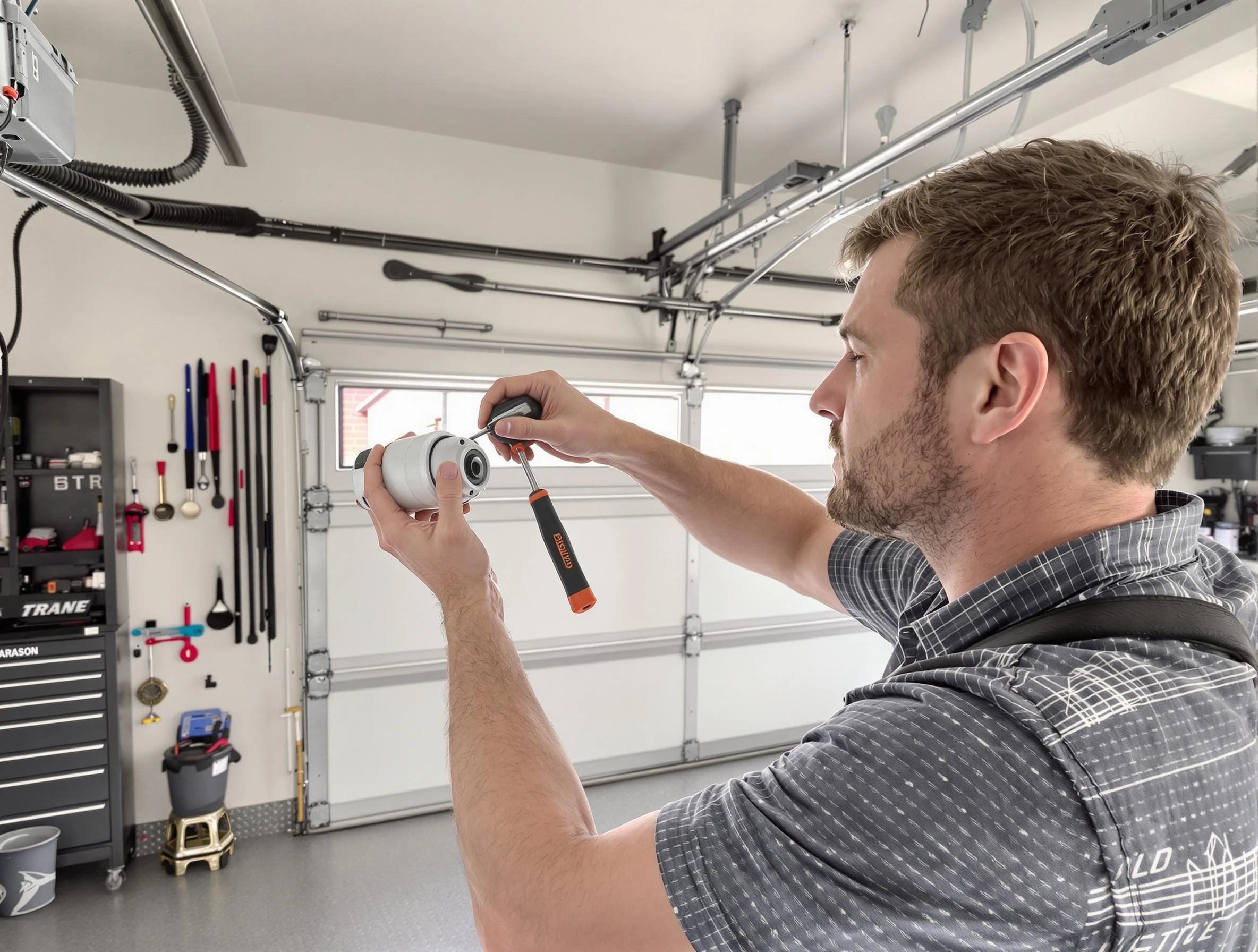 Garage door opener repair service by Exeter Garage Door Repair in Exeter