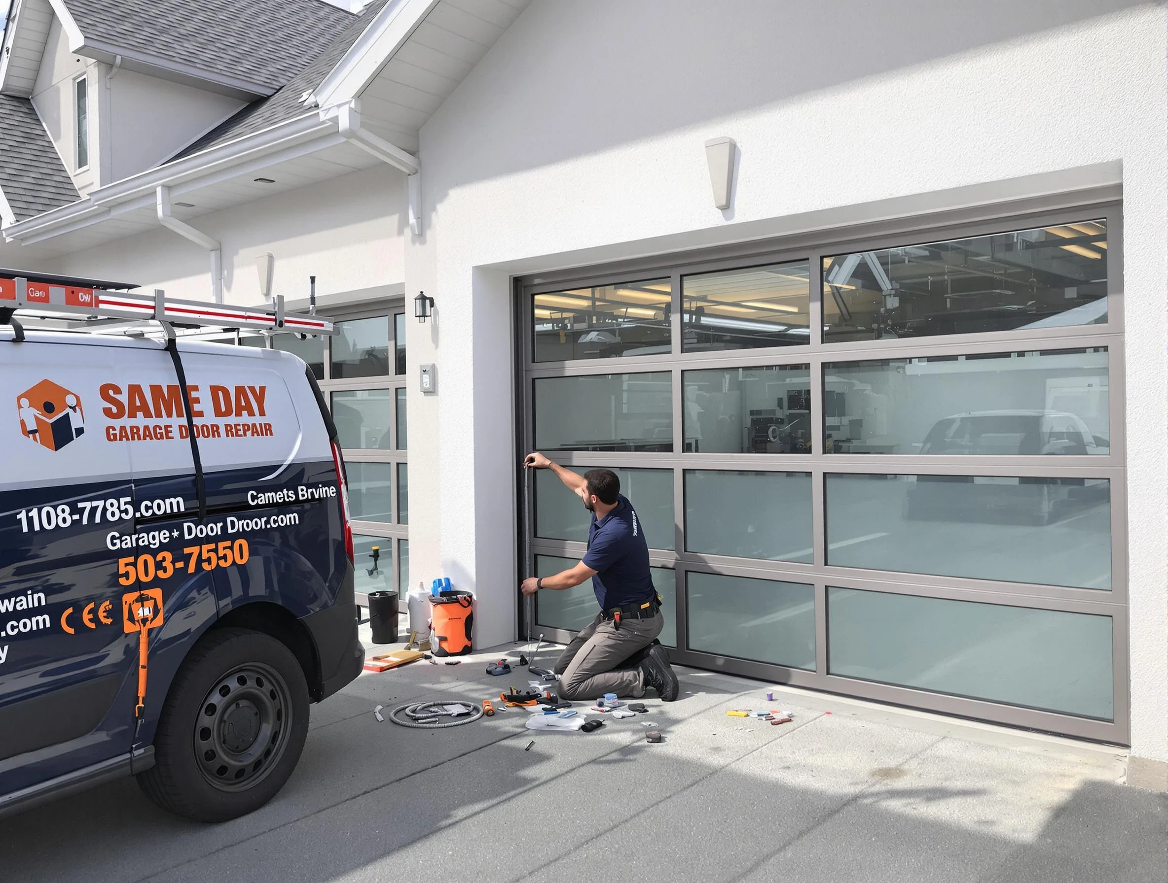 Same-day garage door repair service by Exeter Garage Door Repair in Exeter